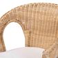 Baxton Studio Abbey Arm Chair in Natural, , large