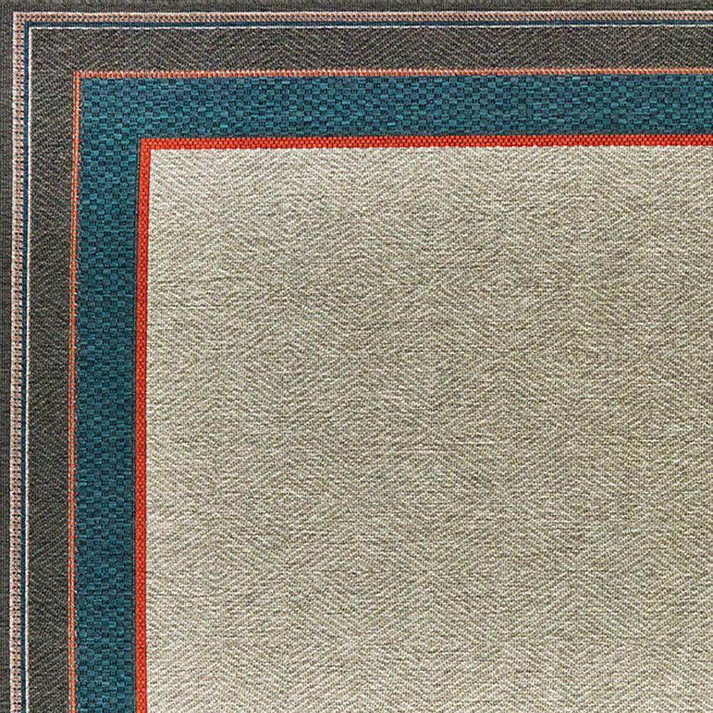 Oriental Weavers Latitude 8021L 9&#39;10&quot; x 12&#39;10&quot; Grey Area Rug, , large