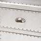 Baxton Studio Serge 1-Door Accent Storage Cabinet in Silver, , large