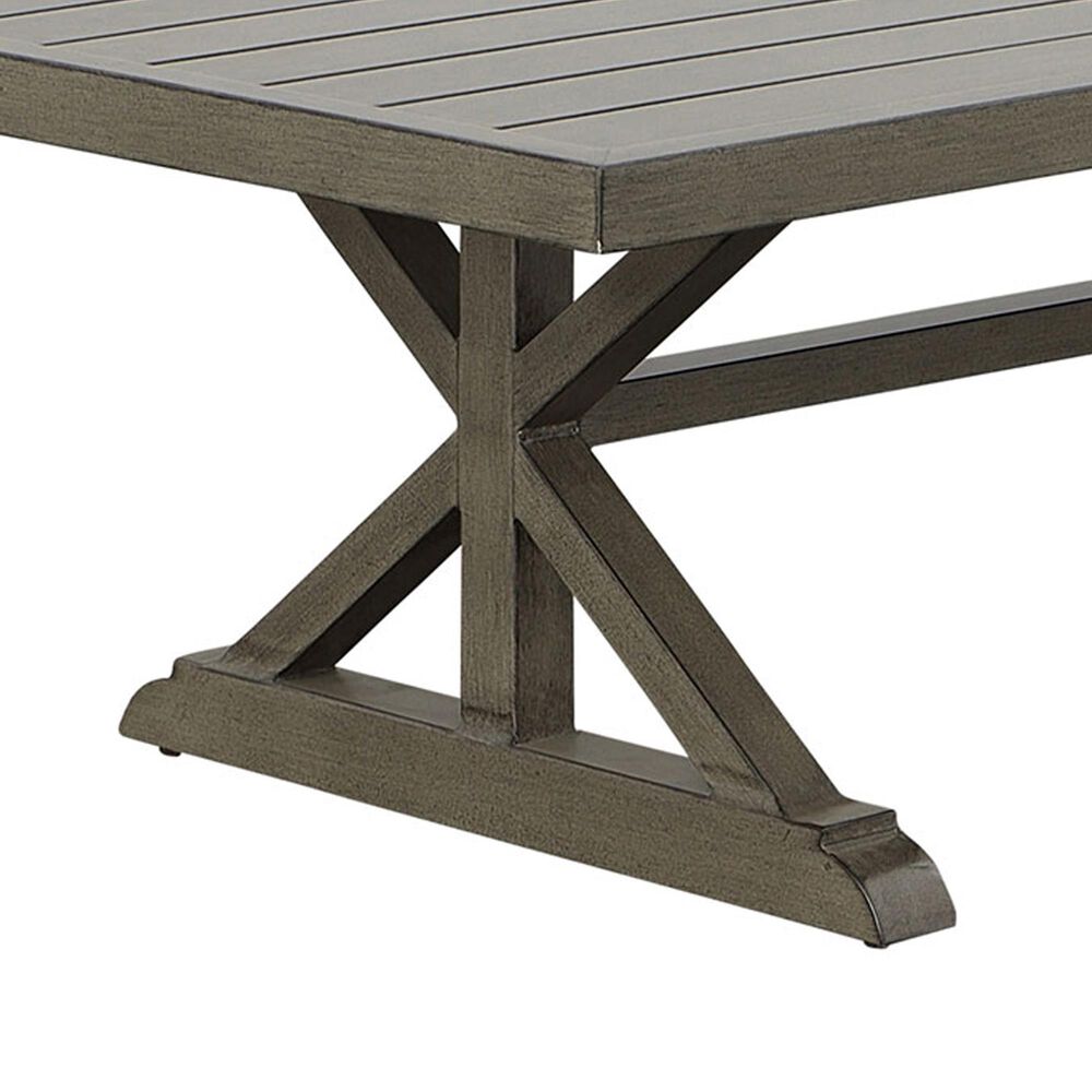 Steve Silver Co. Jones Patio Coffee Table in Dark Gray, , large