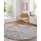 Surya Brunswick Dusty Sage, Taupe, Light Gray, White, Pale Blue, Olive, Teal, Light Sage and Navy 7"10" Round Area Rug, , large