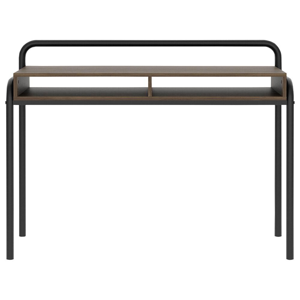 Rta Products Llc Allure Modern Classic Writing Desk in Walnut and Black, , large