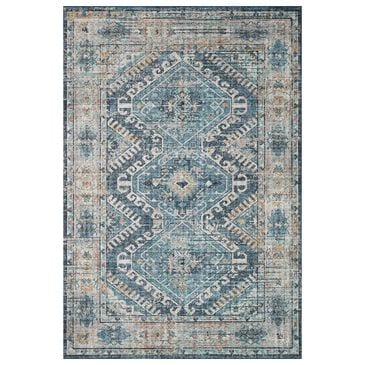 Loloi Skye SKY-03 2"3" x 3"9" Denim and Natural Scatter Rug, , large