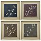 Slatehouse Flocking Feathers 28" x 28" Wall Art in Multicolor (Set of 4), , large