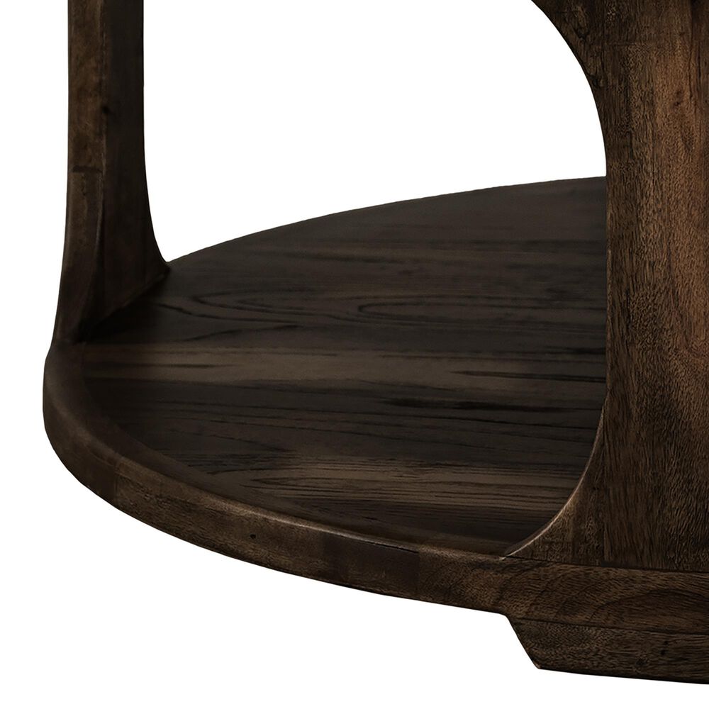 Fallridge Balam 1-Shelf Cocktail Table in Stained Dark, , large