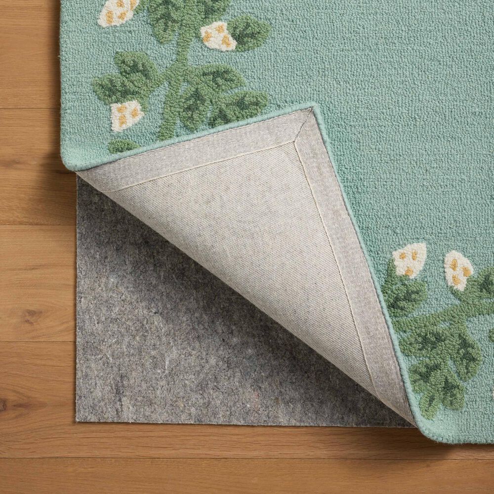 Rifle Paper Co. x Loloi Highgrove Blue 2&#39;3&quot; x 3&#39;9&quot; Area Rug, , large