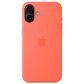 Apple Silicone Case with MagSafe for iPhone 16 Plus in Tangerine, , large