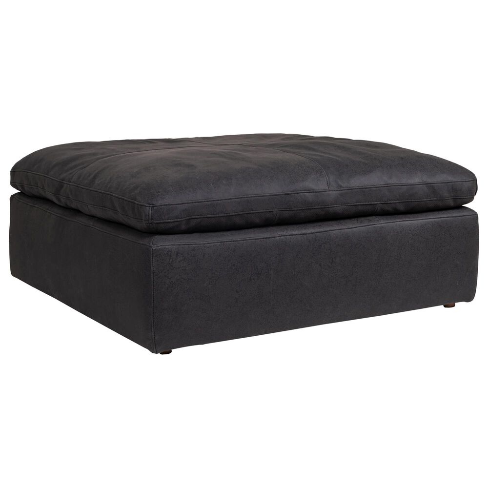 Moe's Home Collection Clay Ottoman in Black, , large