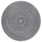 Surya Azalea 8" Round Brown, Gray, Black and Cream Area Rug, , large