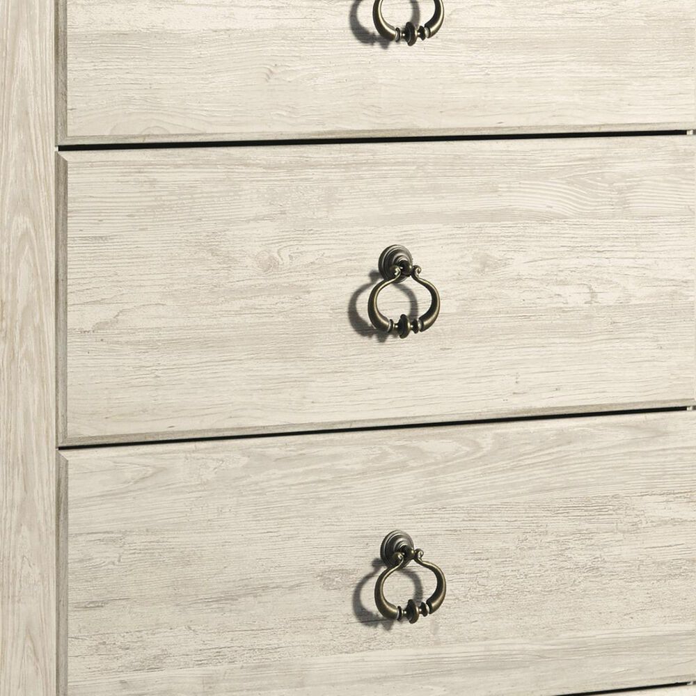 Ashley Willowton 5 Drawer Chest in White Washed, , large