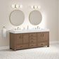 37B Alanya 72" Double Bathroom Vanity in Walnut Drift with White Composite Stone Top, , large