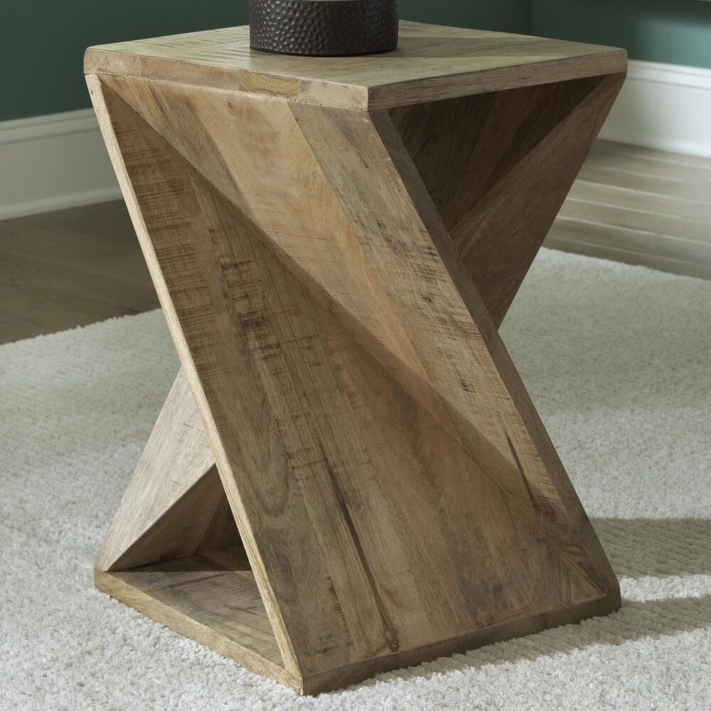 Ashley Zalemont Accent Table in Distressed Brown, , large