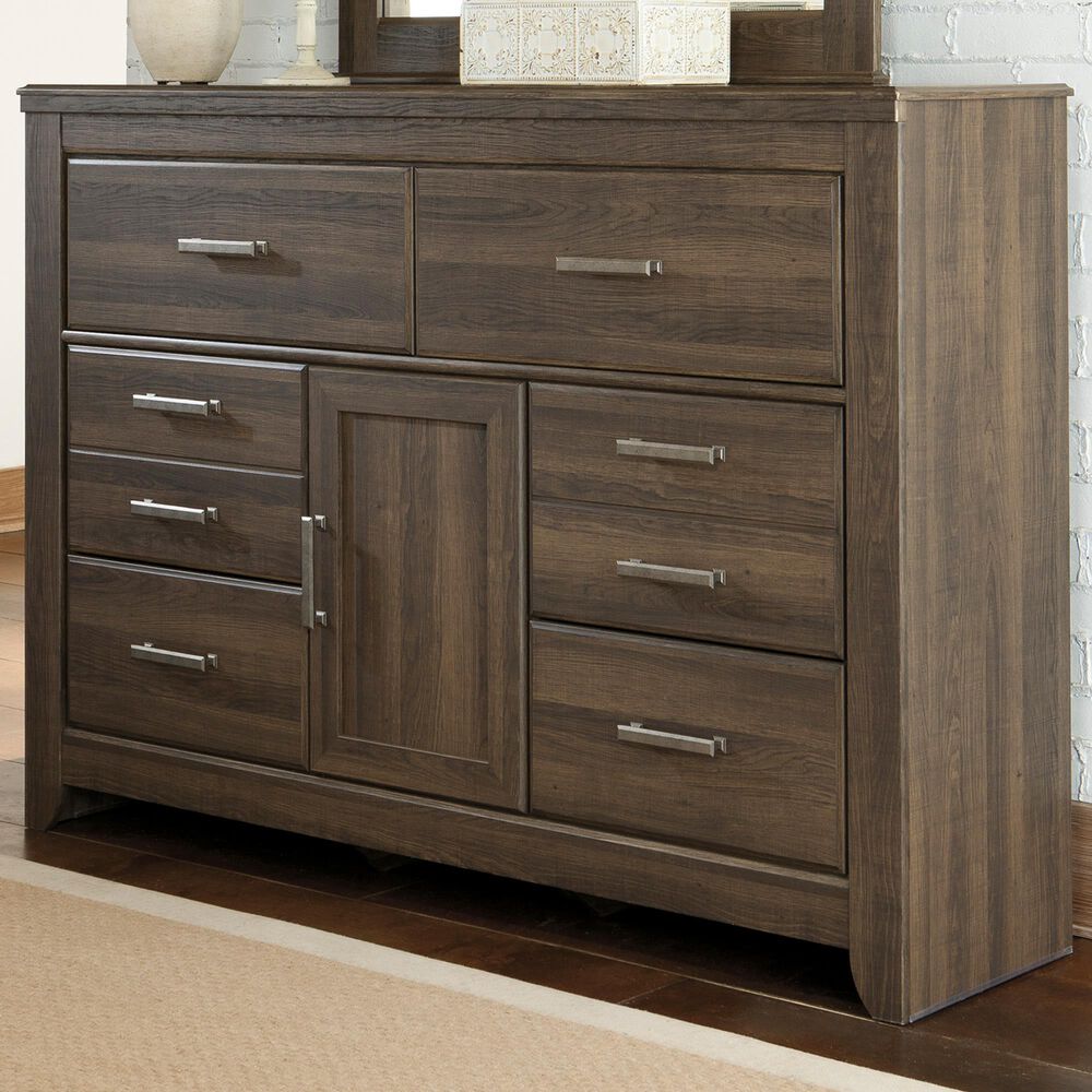 Signature Design by Ashley Juararo 6Drawer Dresser in Dark Brown