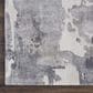 Nourison Prismatic PRS12 5"7" x 7"5" Silver and Grey Area Rug, , large