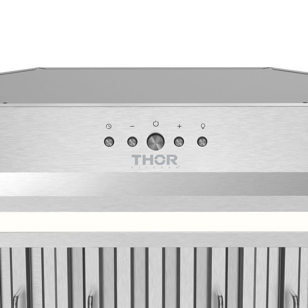 Thor Kitchen 34" Liner Range Hood with Baffle Filters and Strip Light in Stainless Steel, , large