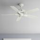 Hunter Newsome 52" Ceiling Fan in Fresh White, , large