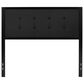 Flash Furniture Bristol Full Upholstered Headboard in Black, , large