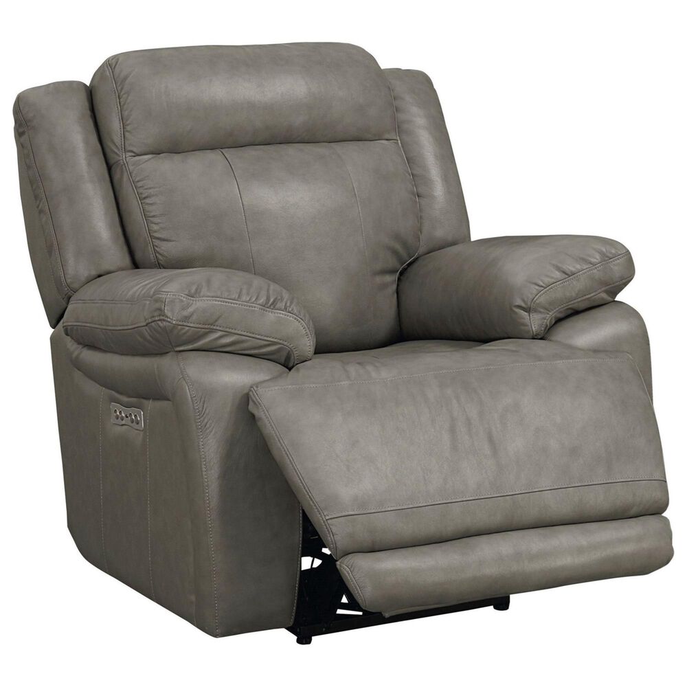 Bassett Evo Power Headrest Wall Saver Recliner in Pewter, , large