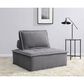 37B Paxton Armless Chair in Columbia Charcoal, , large