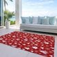 Dalyn Rug Company Wonderland WN23 5" x 7"6" Red Indoor/Outdoor Area Rug, , large