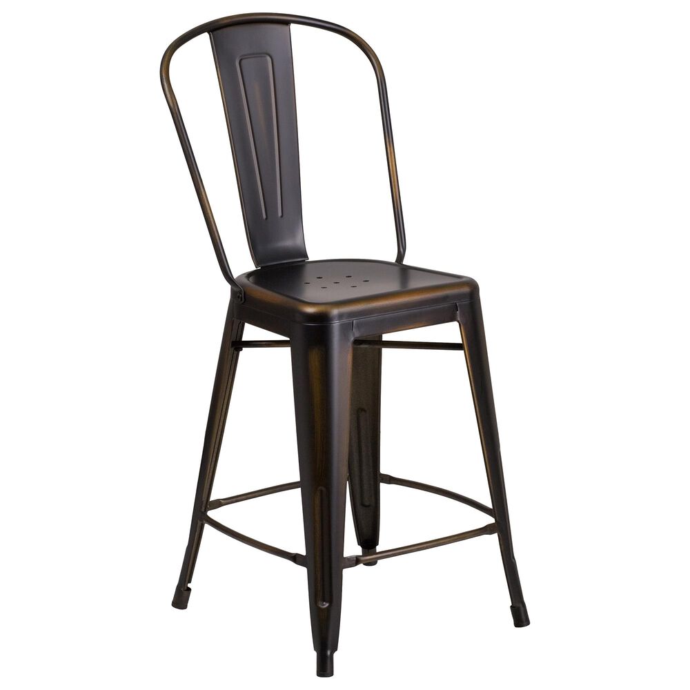Flash Furniture 24" Counter Stool in Brown, , large