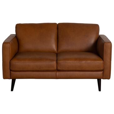 Natuzzi Editions Destrezza Loveseat in Brandy, , large