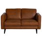 Natuzzi Editions Destrezza Loveseat in Brandy, , large