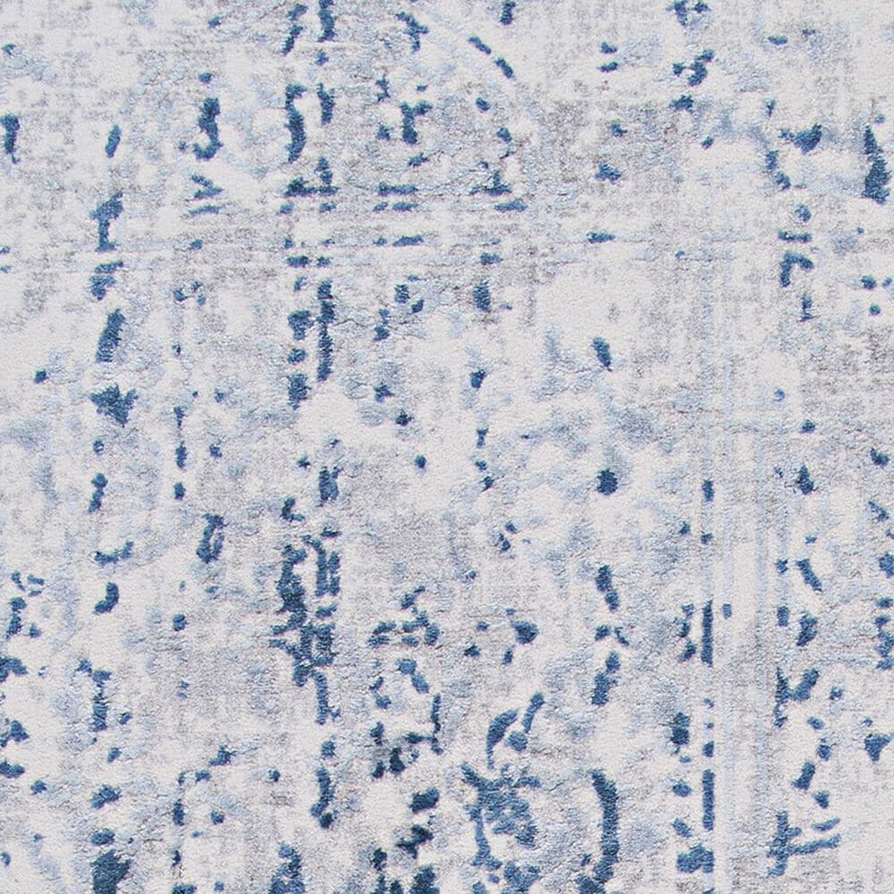 Couristan Calinda Kingsbury 2&#39; x 3&#39; Steel Blue and Ivory Area Rug, , large