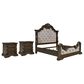 Millenium Maylee King Upholstered Bed and Two Nightstands in Dark Brown, , large