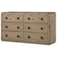 Sterling Timber Pagosa 6-Drawer Dresser in Oak, , large
