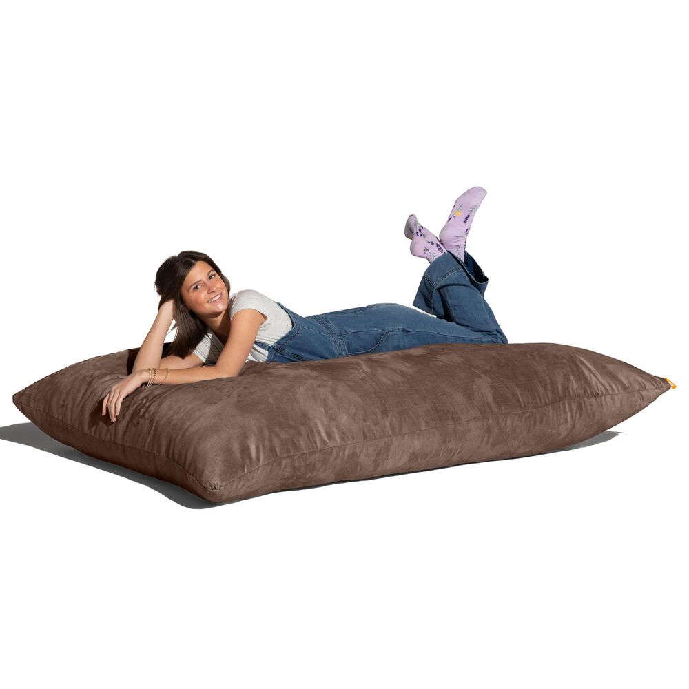 Jaxx 5.5&#39; Pillow Bean Bag Pillow in Chocolate, , large