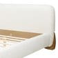 Jennifer Taylor Home Alpine Puffy Modern Queen Platform Bed in Ivory White, , large