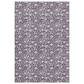 Dalyn Rug Company Soft Essentials Floral Purple 8" x 10" Indoor/Outdoor Area Rug, , large