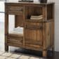 Ashley Roybeck Accent Cabinet in Light Brown and Bronze, , large