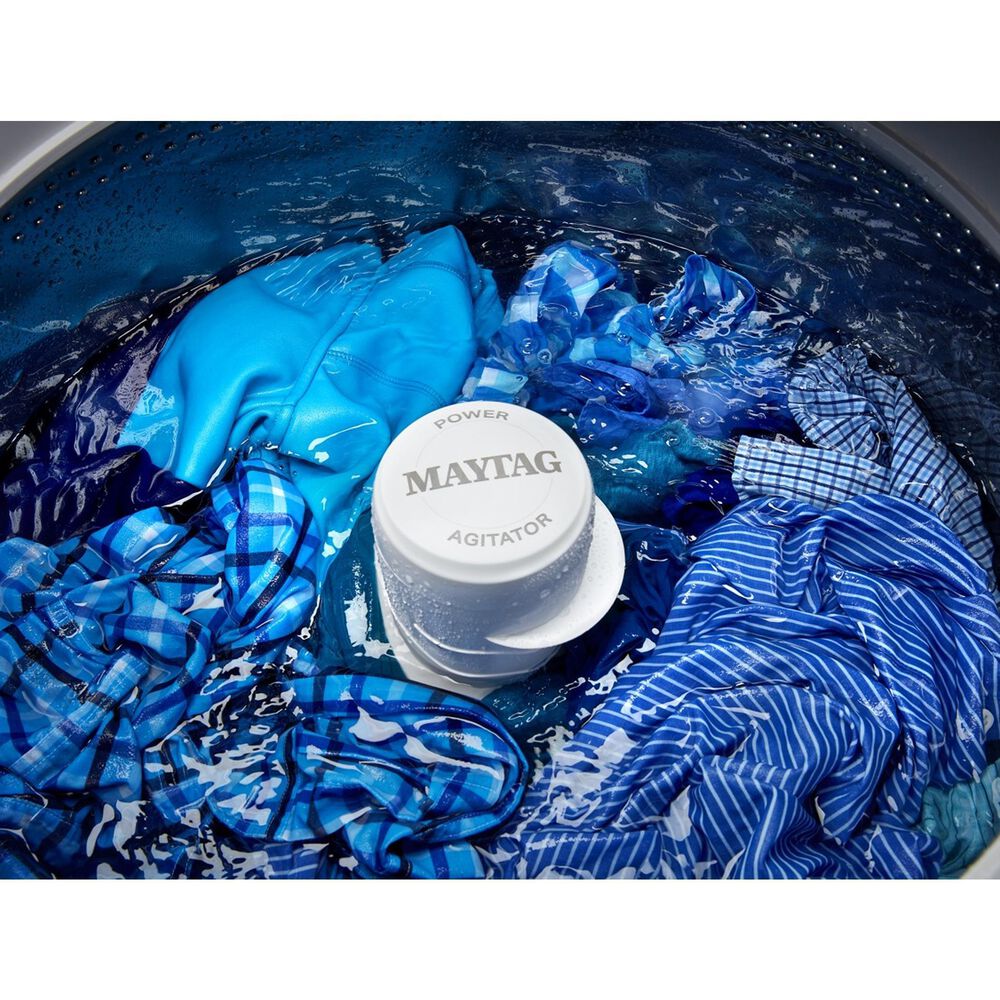 Maytag 4.7 Cu. Ft. Top Load Washer with Agitator in Metallic Slate NFM