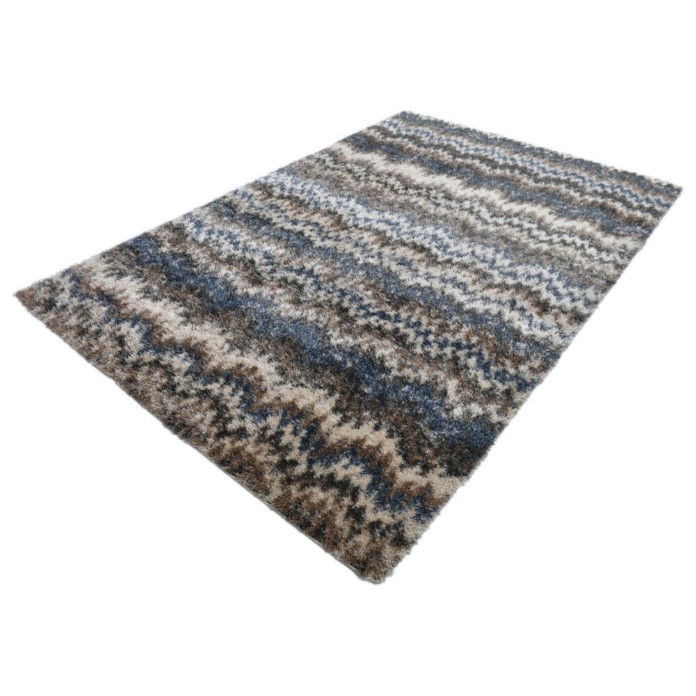 Central Oriental Pulse Amalie Multicolor 5&#39;3&quot; x 7&#39;3&quot; Area Rug, , large