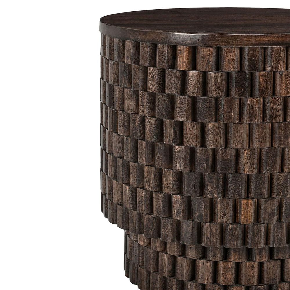 Classic Home Norwood End Table in Brown, , large