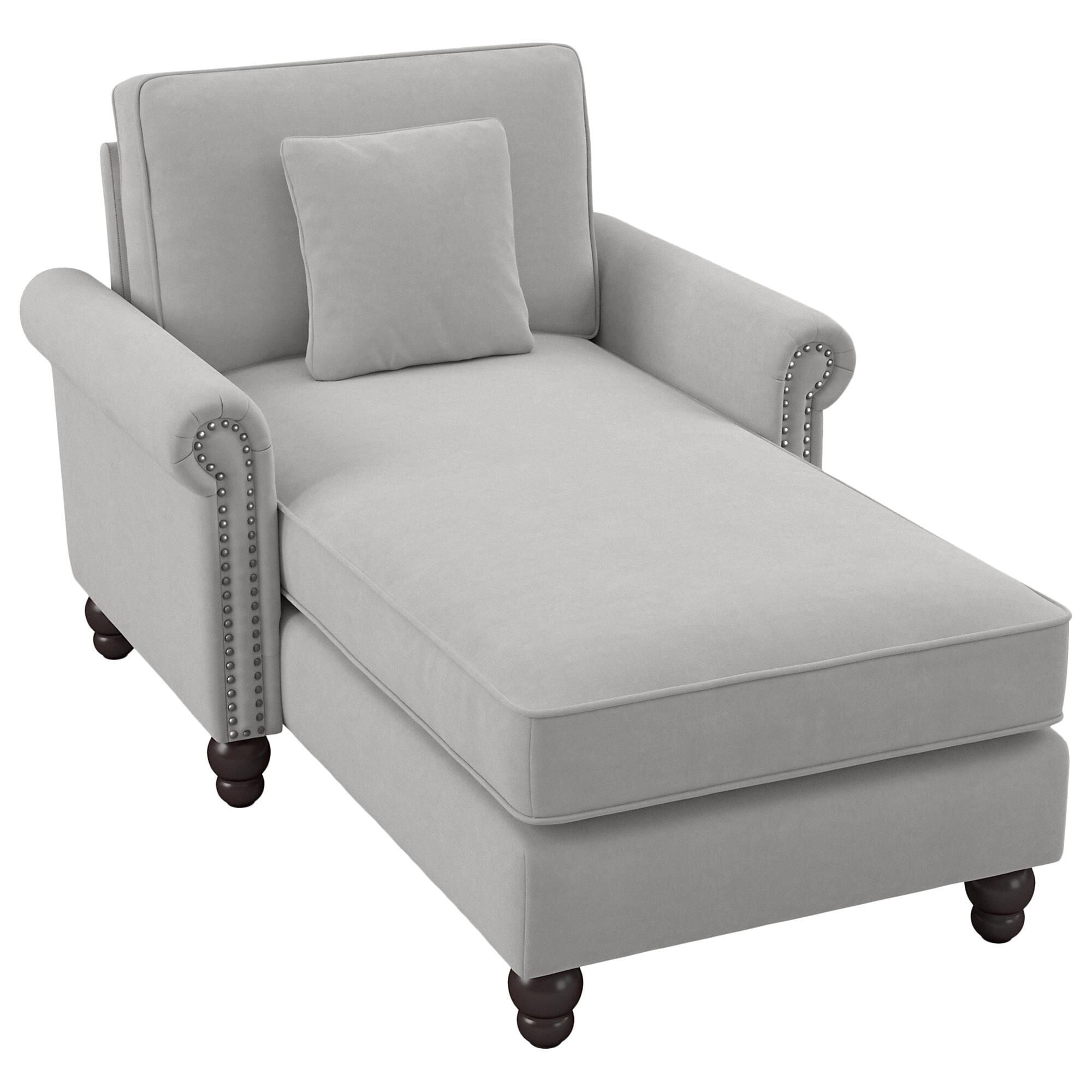 Bush Coventry Chaise Lounge in Light Gray NFM