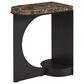 Lexington Furniture Zanzibar Novella Side Table in Dark Emperador and Dark Umber, , large
