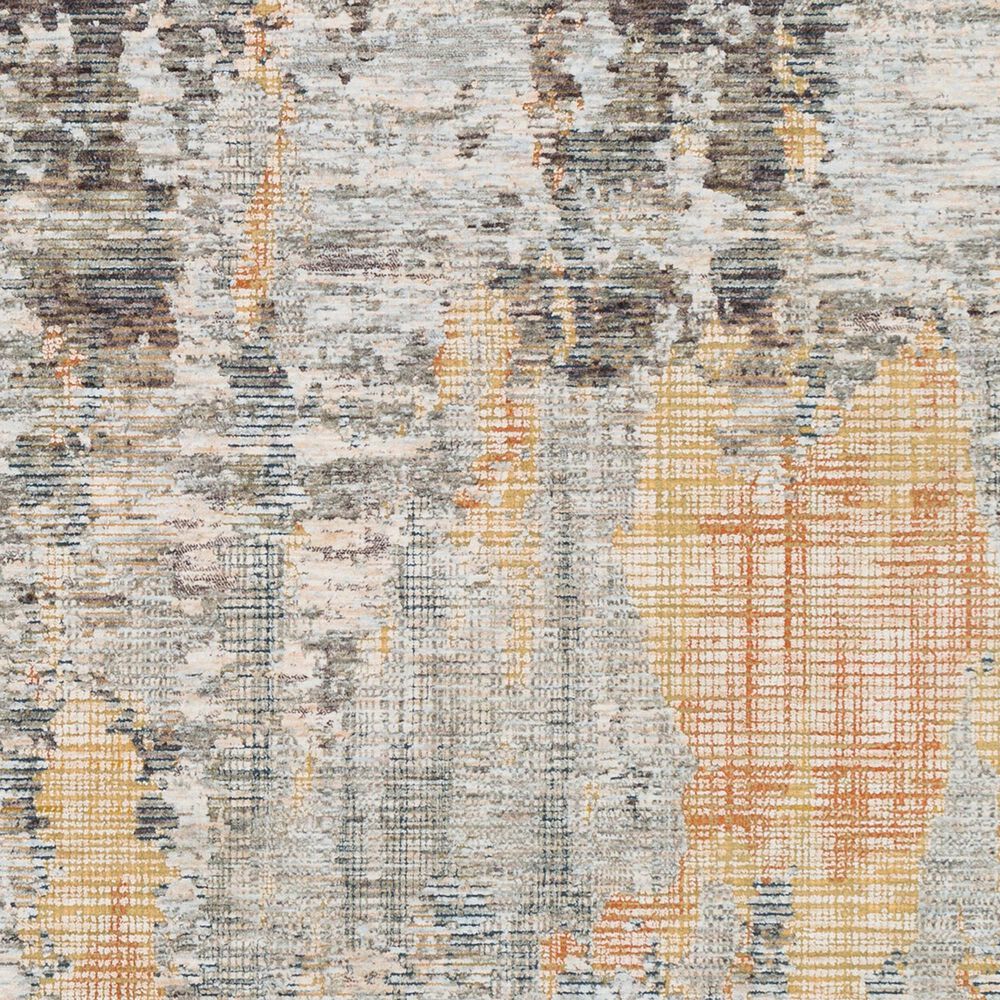 Surya Presidential Light Olive, Saffron, Orange, Ice Blue, Blue, Ivory, Wheat, Dusty Sage, Gray and Charcoal 11&#39;6&quot; x 15&#39;6&quot; Area Rug, , large