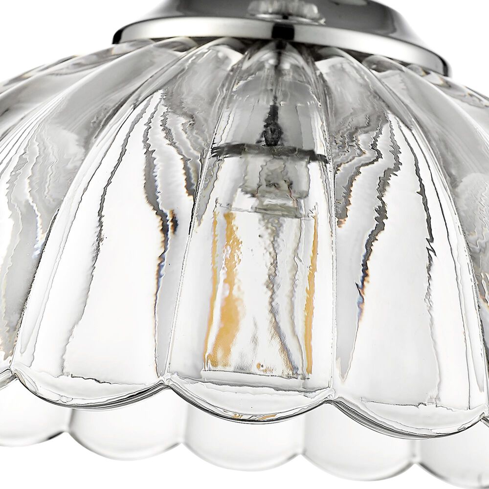 Golden Lighting Audra 1-Light Pendant in Pewter, , large