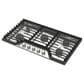 Whirlpool 36" Gas Cooktop with Dishwasher-Safe Knobs in Stainless Steel, , large