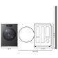 LG Studio 5.8 Cu. Ft. Smart Front Load All-In-One Washer and Dryer Combo in Brushed Black Steel, , large