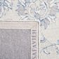Safavieh Micro-Loop Traditional 5" x 8" Light Blue and Ivory Area Rug, , large