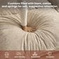 HOMLUX 107.87" Ultra-Comfort Chenille Sectional Sofa in Camel, , large