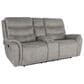 New Heritage Design Kamari Manual Reclining Loveseat in Gray, , large