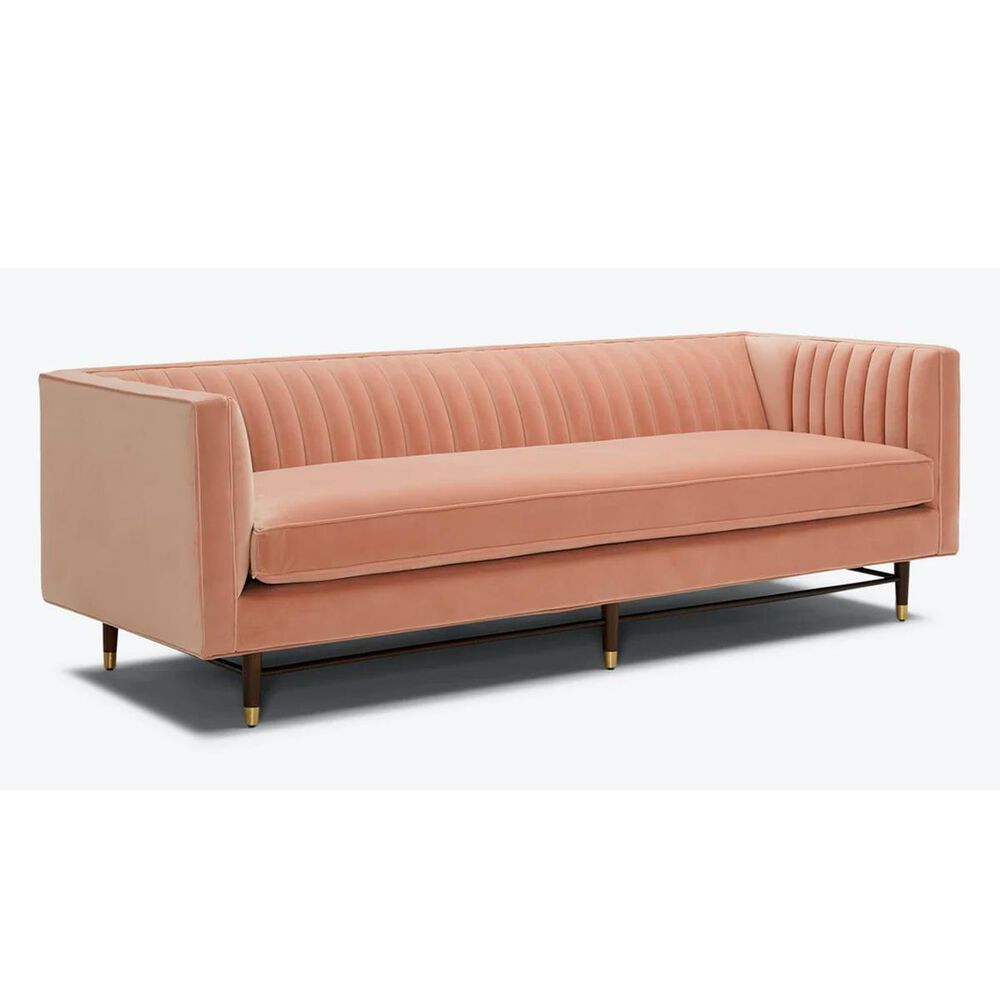 Joybird Chelsea Sofa in Royale Blush Velvet and Mocha, , large