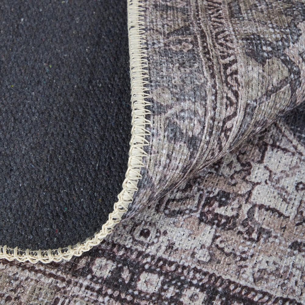 Feizy Percy 2&#39; x 3&#39; Charcoal and Ivory Area Rug, , large