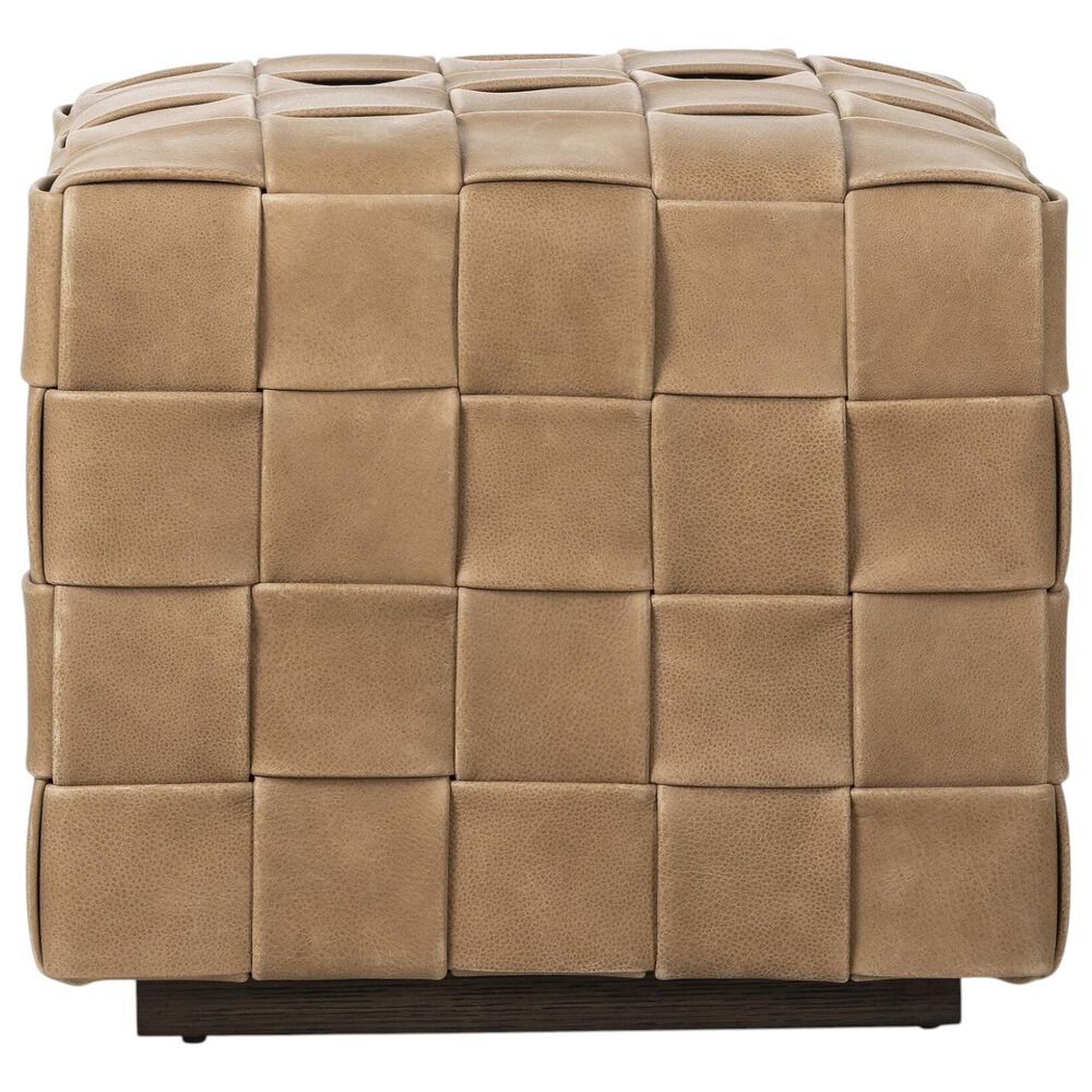 Four Hands Flores Ottoman in Palermo Drift, , large