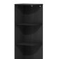 HOMLUX 5-Tier Corner Open Shelf Bookcase in Blackwood, , large